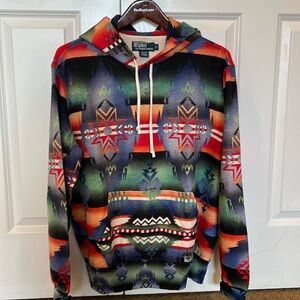 Polo by Ralph Lauren Aztec hoodie size L new condition